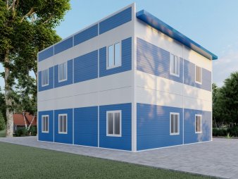 Офисное здание из сэндвич-панелей