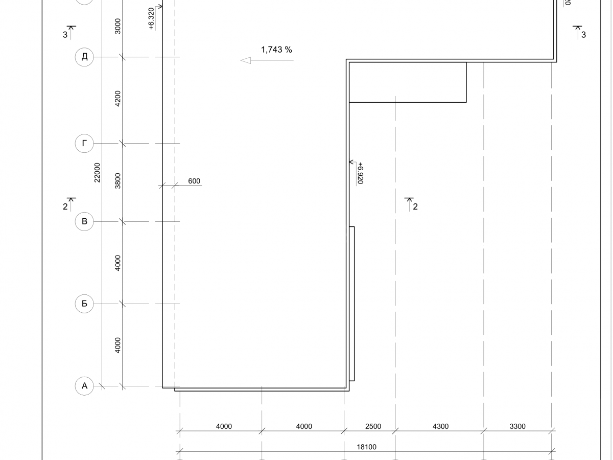 Планировка Здание АБК из сэндвич-панелей -  фото 5