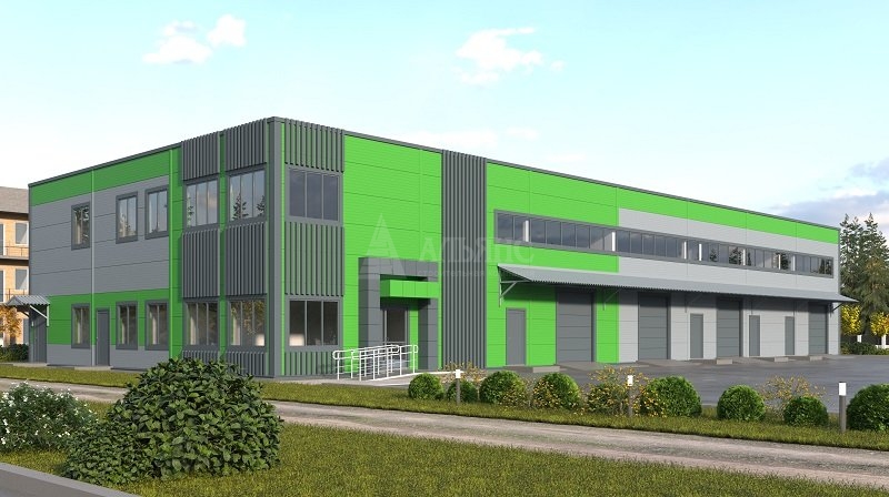 3D визуализация Склад из сэндвич-панелей  - фото 2